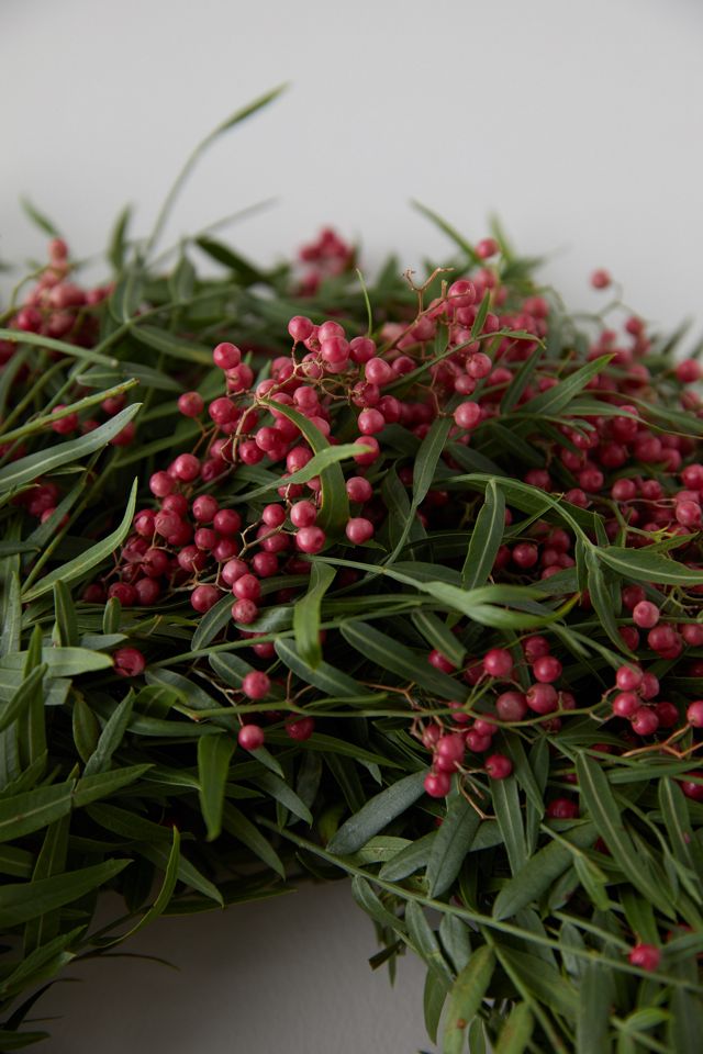Fresh Pepperberry Wreath #3
