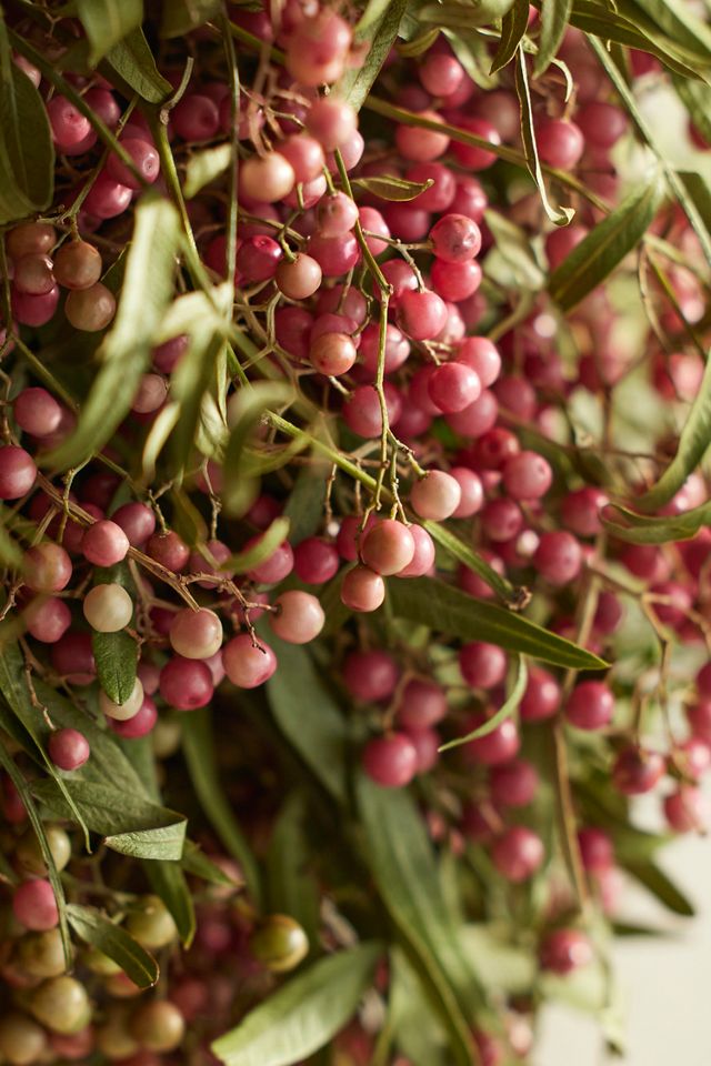 Fresh Pepperberry Wreath #1