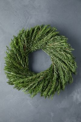 Fresh Rosemary Wreath AnthroLiving   53284113 030 B