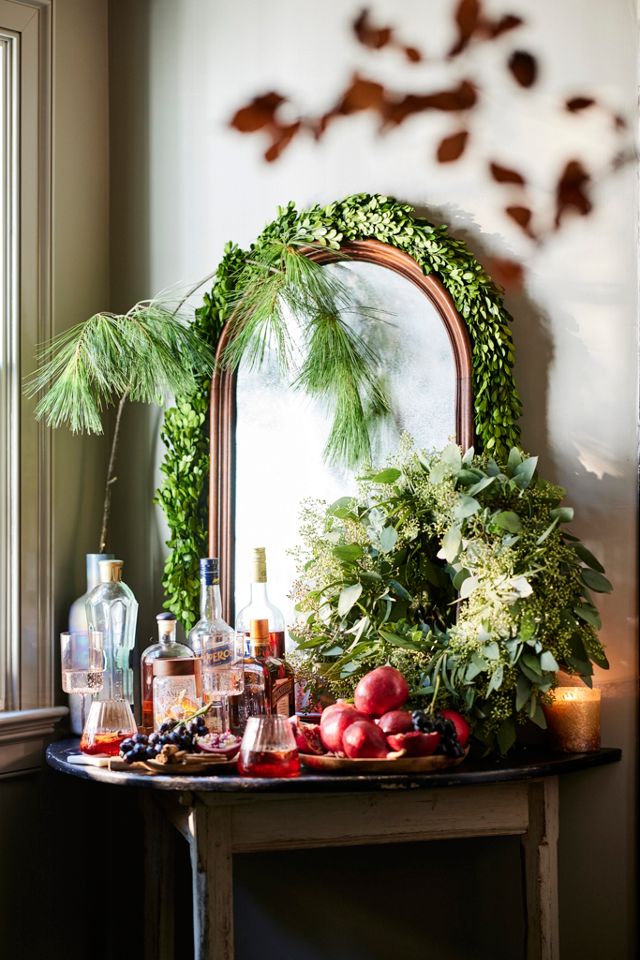 Fresh Seeded Eucalyptus + Woolybush Wreath #3