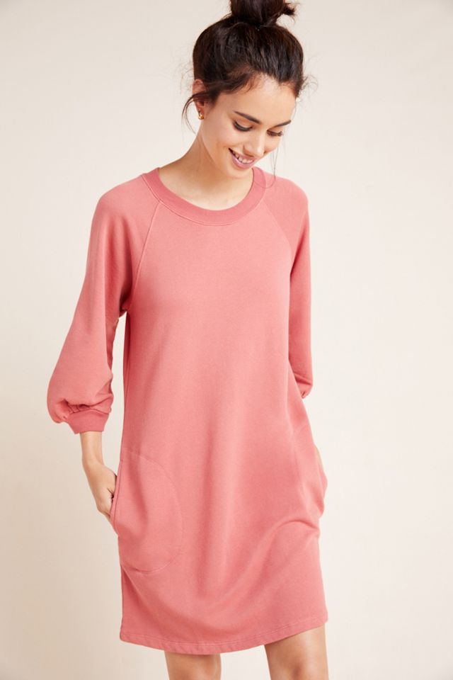 sweatshirt dress anthropologie