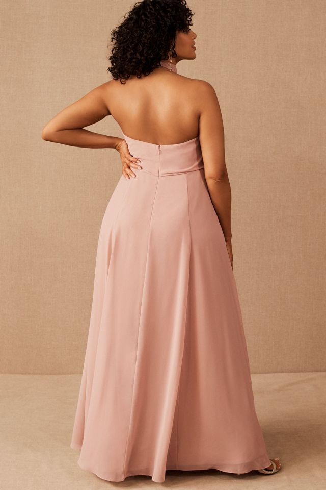 white christmas dresses Jenny Yoo Bridesmaid Dress Sterling Latte