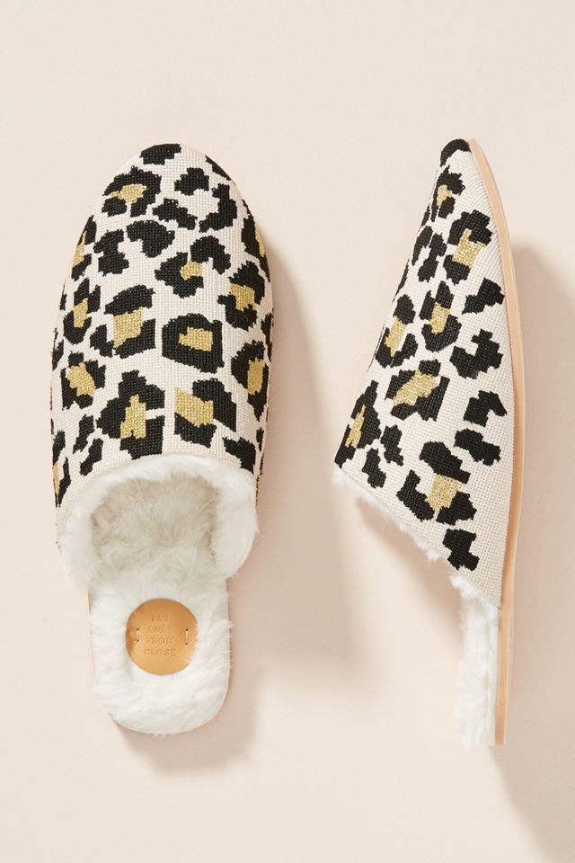 Emilie Leopard Slippers #1