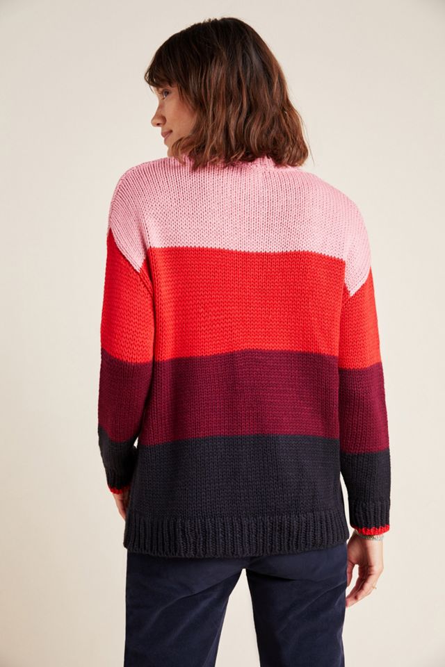 Sundry Scarlett Striped Sweater #1