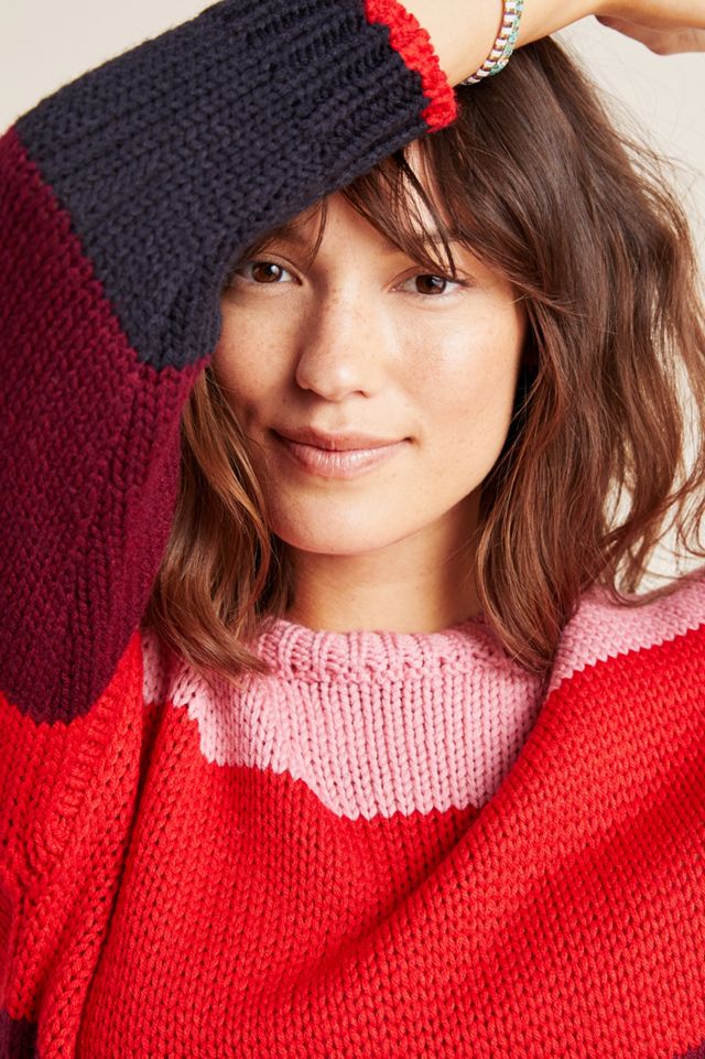 Sundry Scarlett Striped Sweater #2