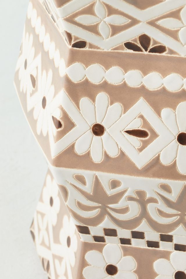 Vallarta Ceramic Stool #1