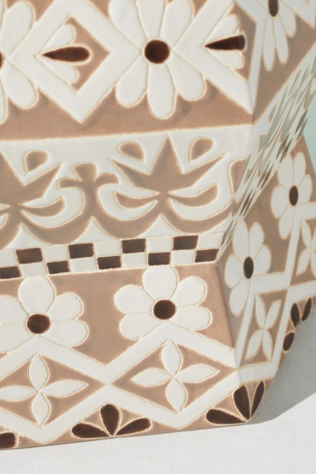 Vallarta Ceramic Stool #2