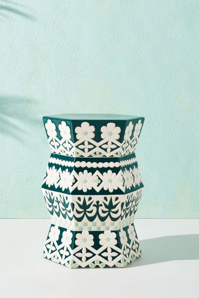 Vallarta Ceramic Stool #1