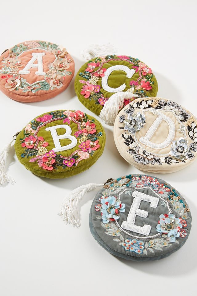 monogram pouch anthropologie