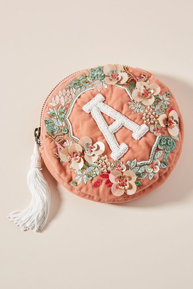 Monogram Crescent Pouch | Anthropologie Singapore - Women's Clothing,  Accessories & Home