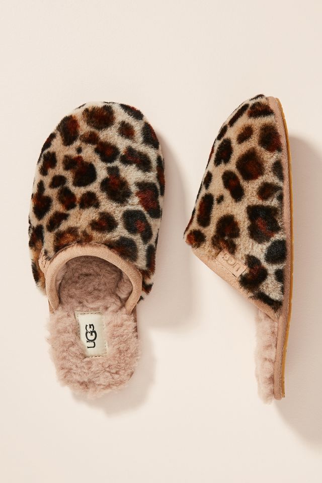 Ugg women's fluffette leopard slipper hot sale