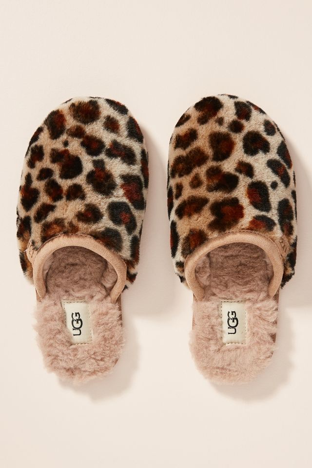 UGG Leopard Fluffette Slippers Anthropologie