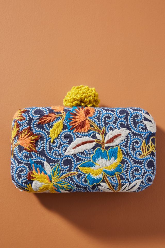 Nadia Embroidered Clutch #1