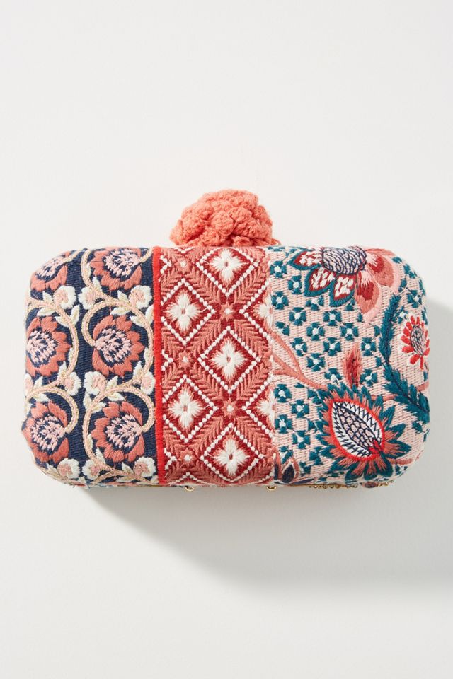 Nadia Embroidered Clutch #1