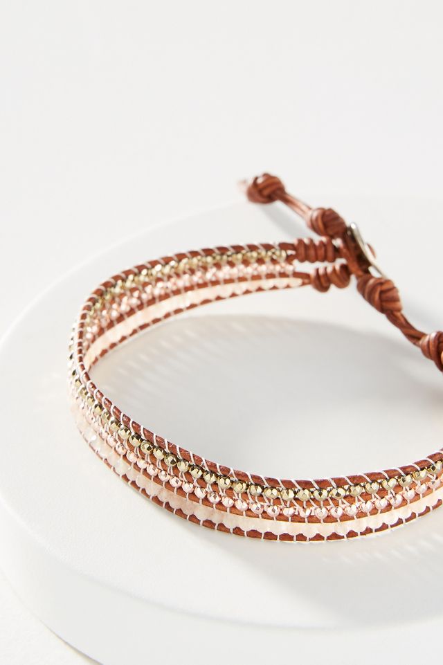 Chan Luu Rose Gold Wrap Bracelet