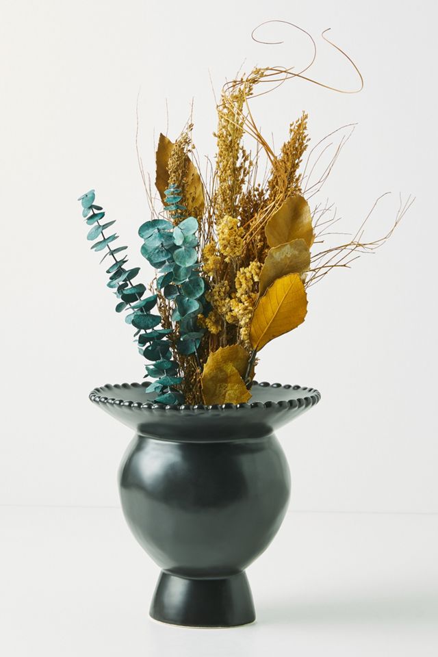 Dried Ochre and Eucalyptus Bouquet #1
