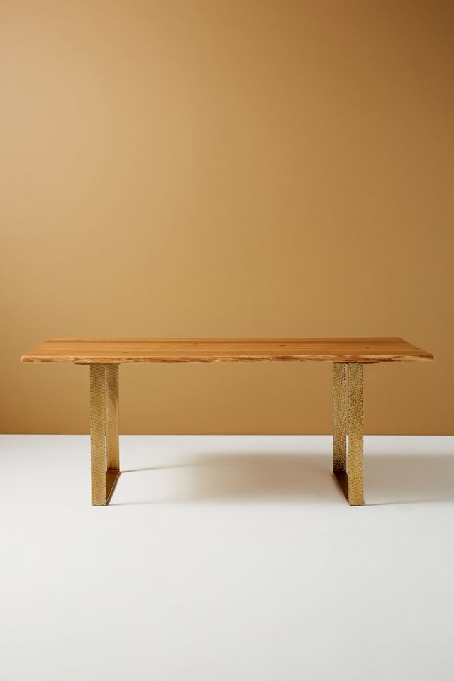 Smoked Oak Dining Table #1