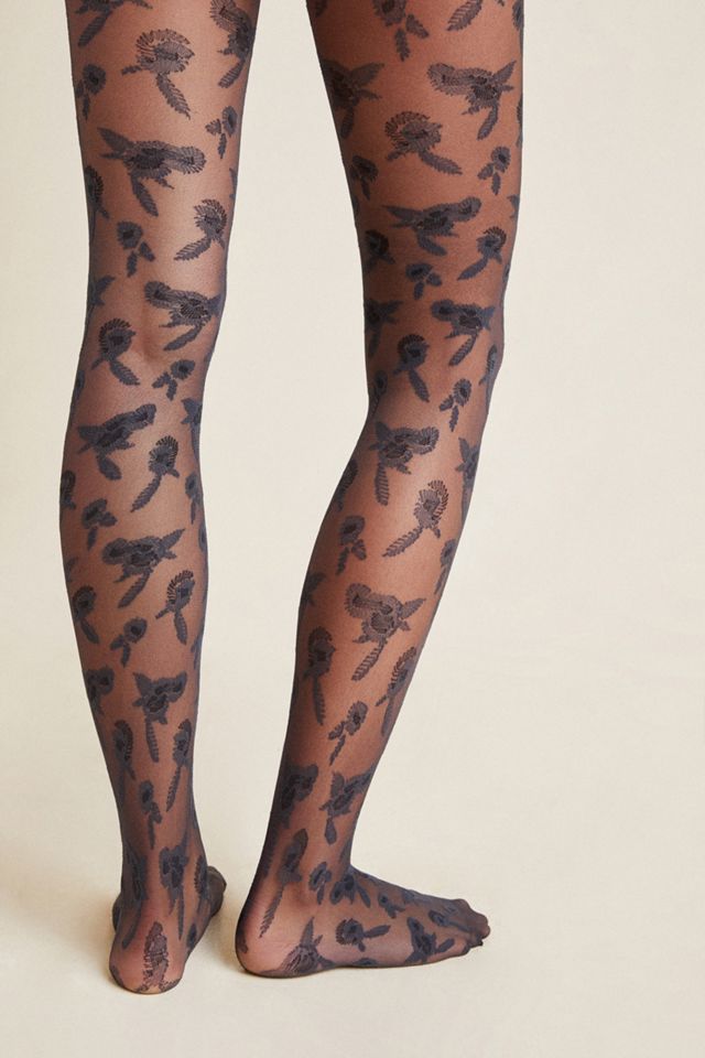Hansel From Basel Sheer Floral Tights #2