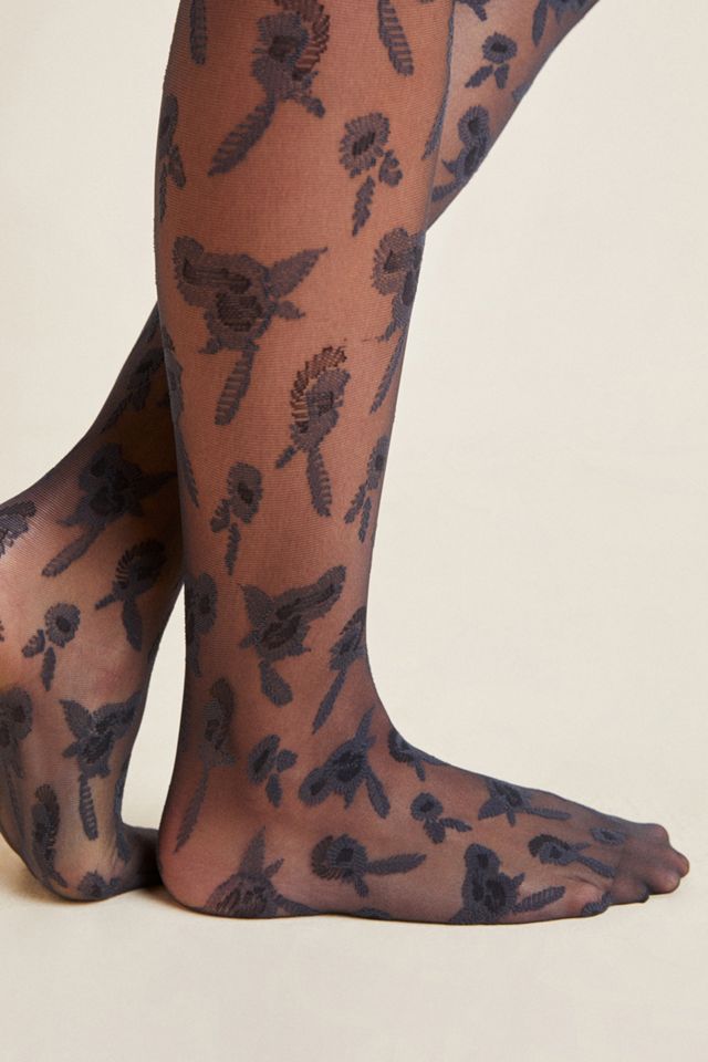 Hansel From Basel Sheer Floral Tights #3