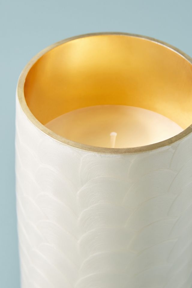 Capri Blue Capiz Glass Candle #2