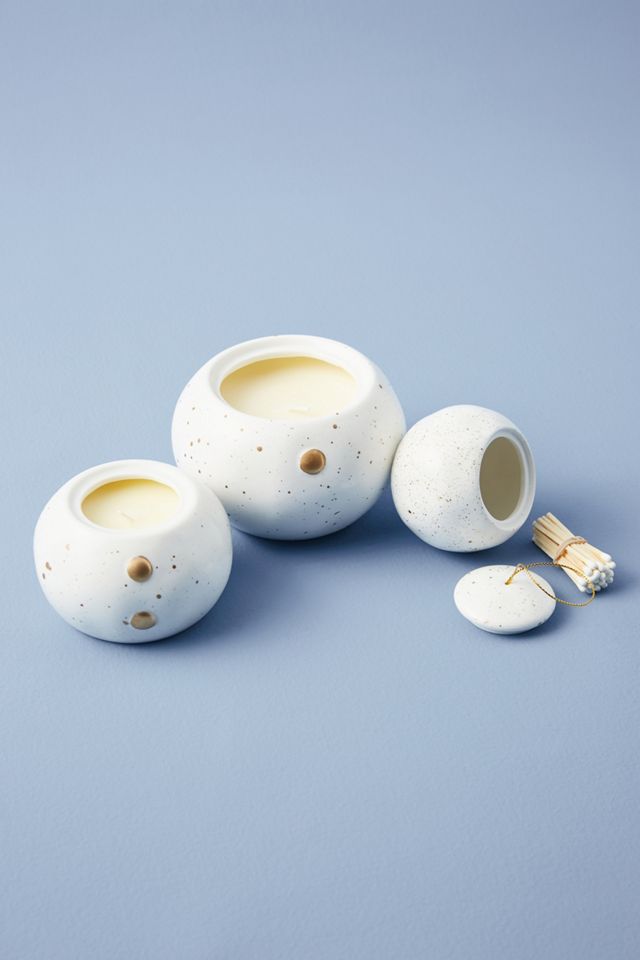 Capri Blue Stackable Snowman Candle #1