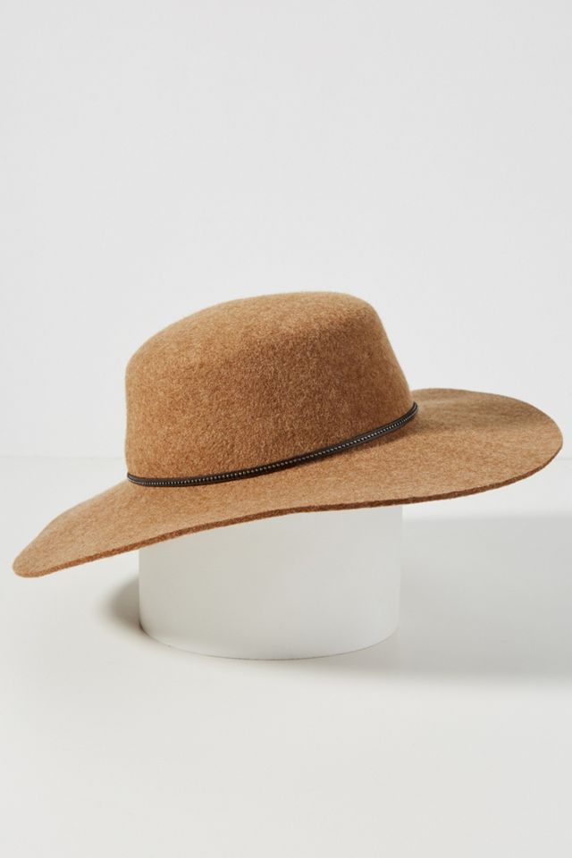 Frye Felt Wide Brim Boater Hat FRYE Felt Wide Brim Boater Hat NWT One Size | eBay main image 3