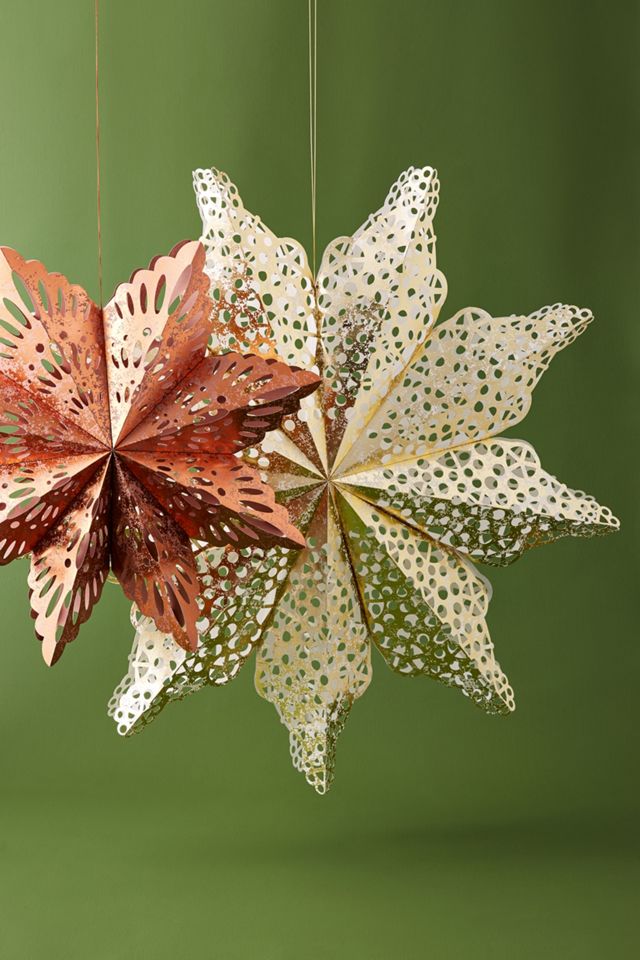 Metallic Paper Fan | AnthroHome