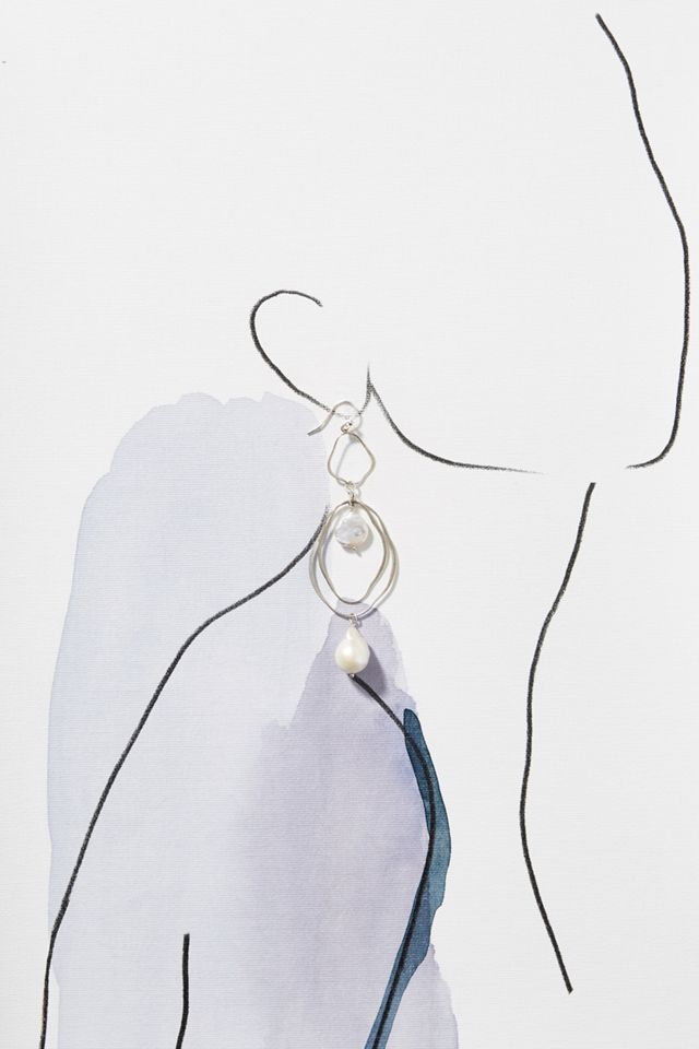 Chan Luu Pearl Drop Earrings #2