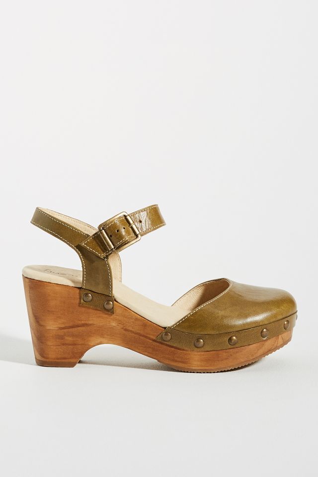 Clog with ankle strap sale