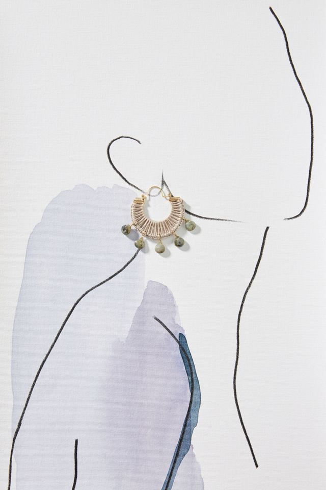 Jayne Woven Hoop Earrings #2