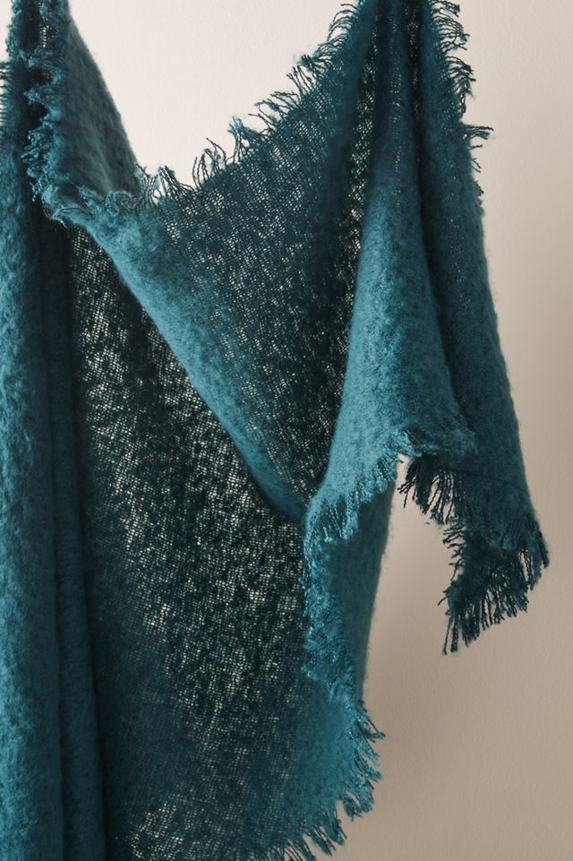 Carraway Boucle Fringed Scarf #2