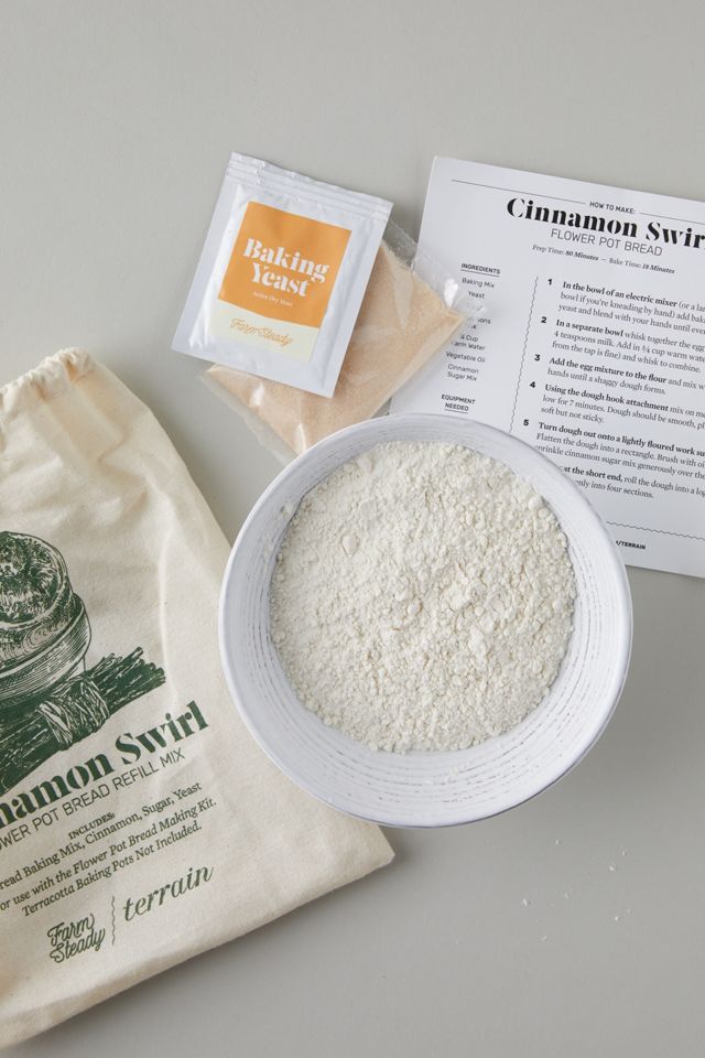 Flower Pot Bread Mix Refill, Cinnamon Swirl #1