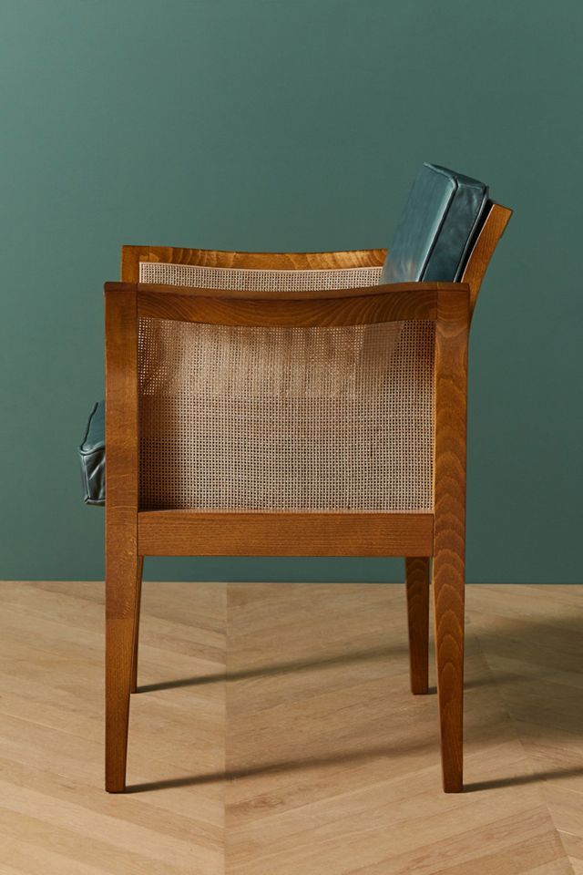 Soho Home x Anthropologie Willow Leather Dining Chair #3