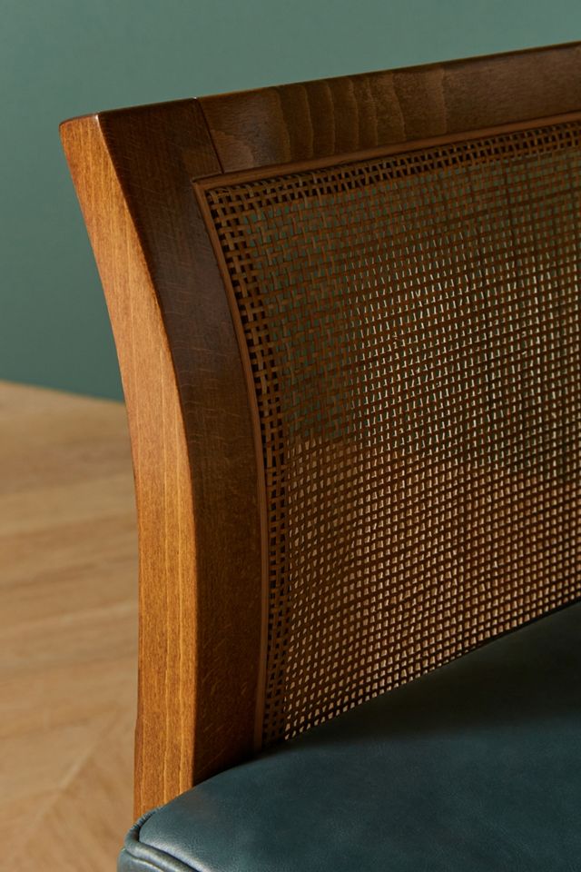 Soho Home x Anthropologie Willow Leather Dining Chair #5