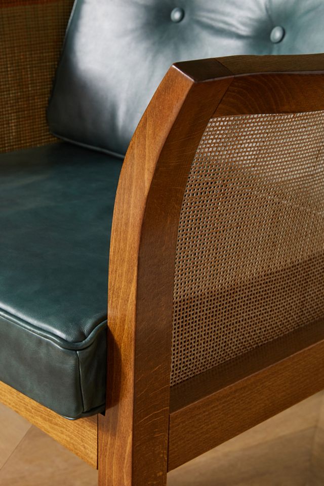 Soho Home x Anthropologie Willow Leather Dining Chair #6