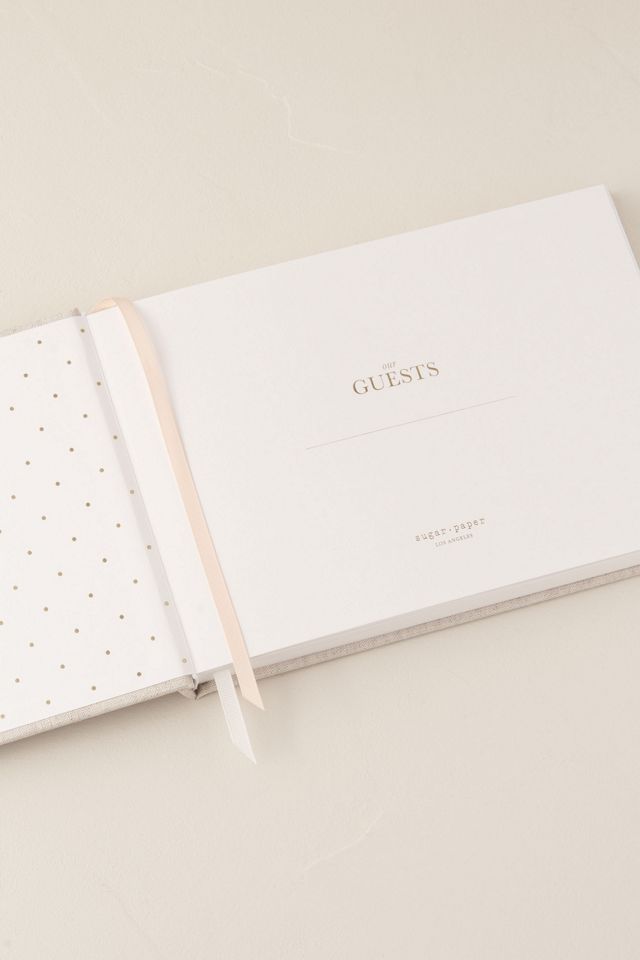 Linen Guest Book #1