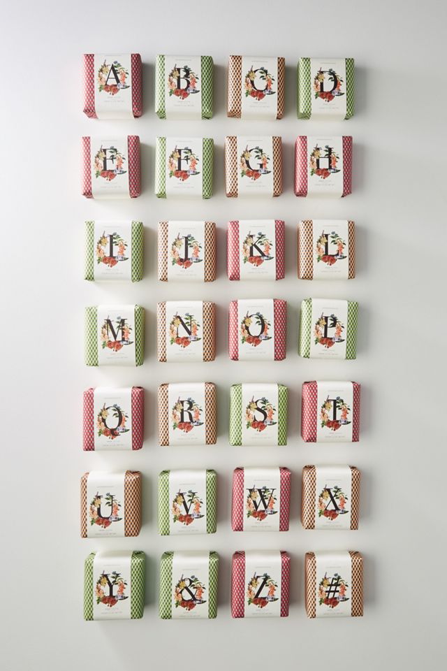 Holiday Monogram Bar Soap #2