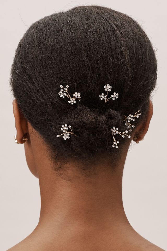 Crystalline Hair Pins | Anthropologie