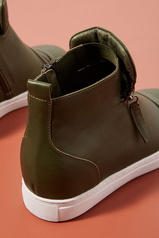 All Black High-Top Sneakers #3