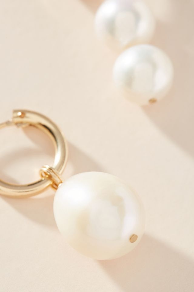 Long Baroque Pearl Drop Earrings – NST Studio