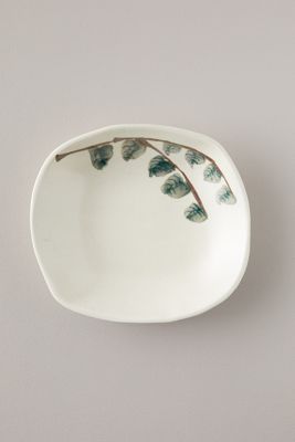 Porcelain Leaves Serving Dish