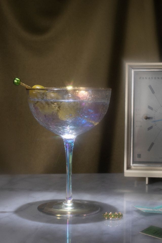 Zaza Lustered Champagne Coupe Glasses, Set of 4 #6