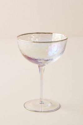 Zaza Lustered Coupe Glasses, Set of 4