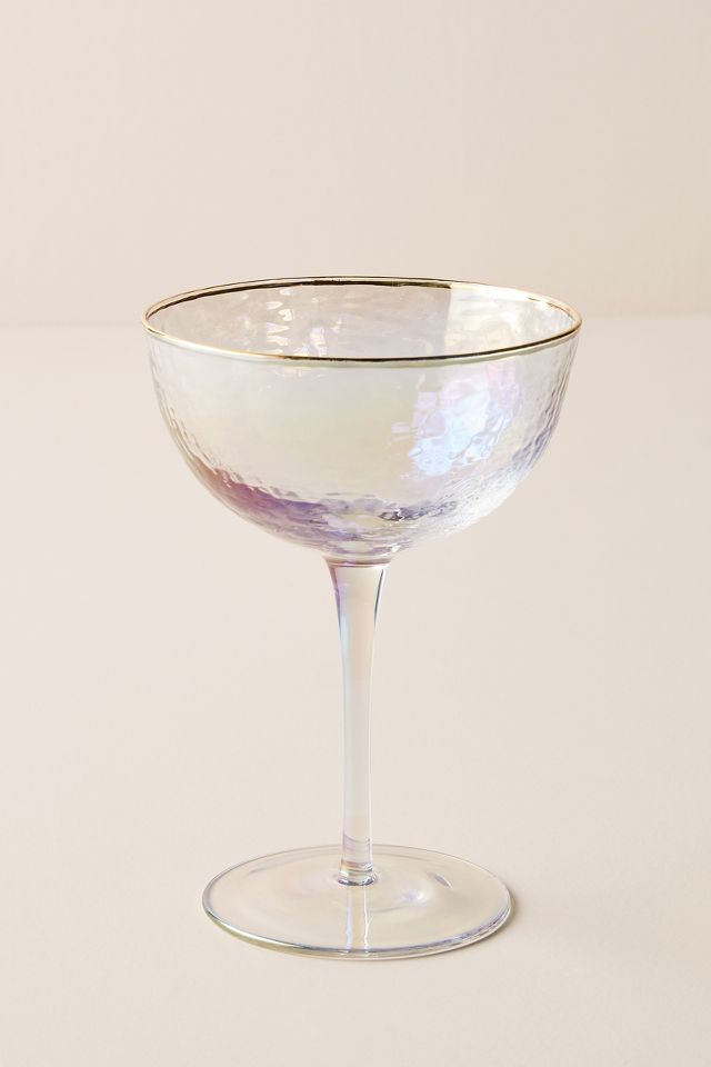 Zaza Lustered Martini Glasses, Set of 4
