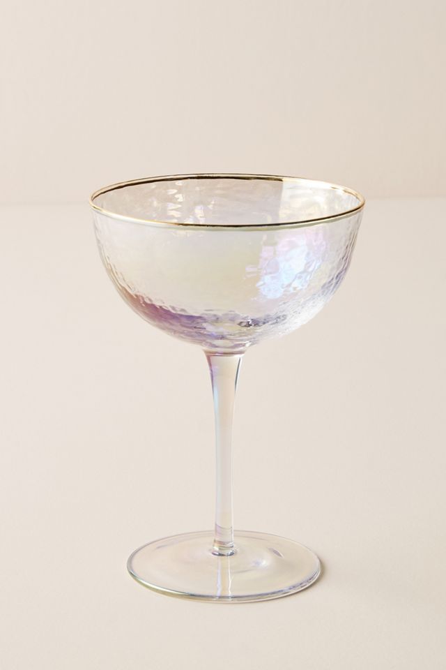 Zaza Lustered Coupe Glasses, Set of 4 #1