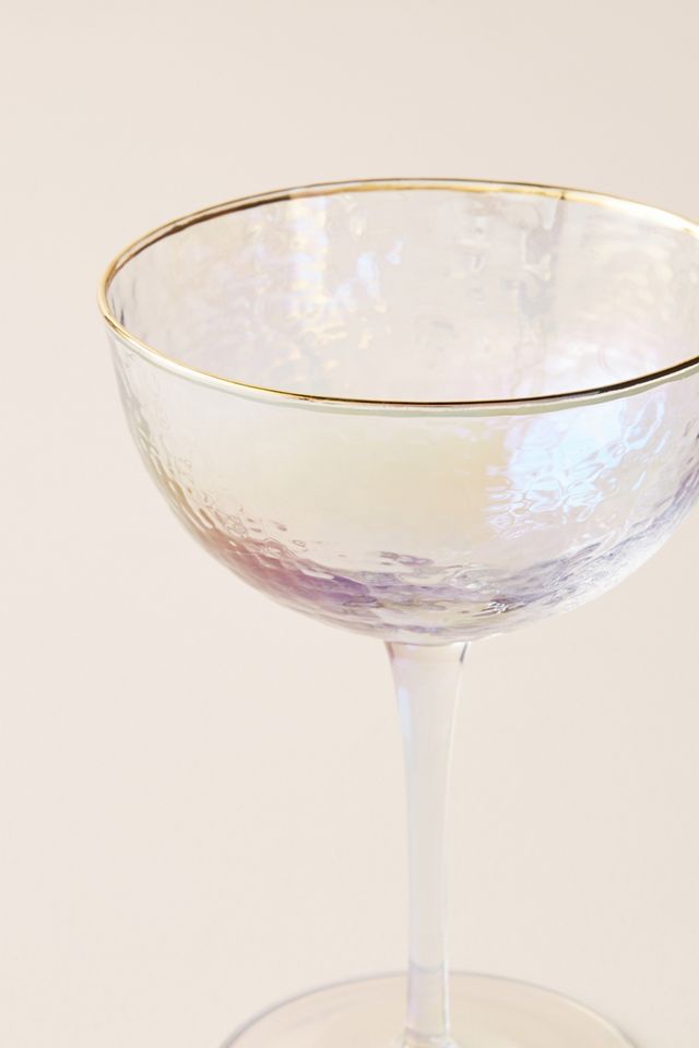 Zaza Lustered Coupe Glasses, Set of 4 #2