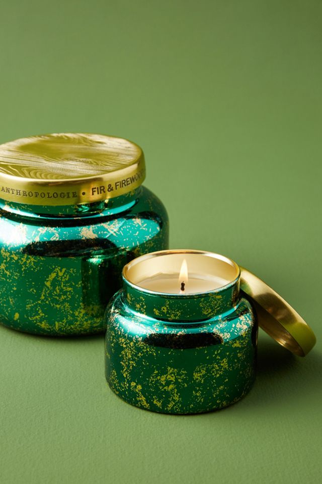 Capri Blue Fir & Firewood Jar Candle #2