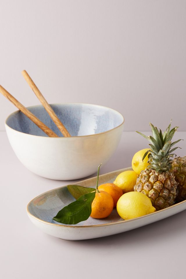Gilded Lilac Serving Bowl #2