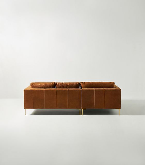 Edlyn Petite Leather Sectional