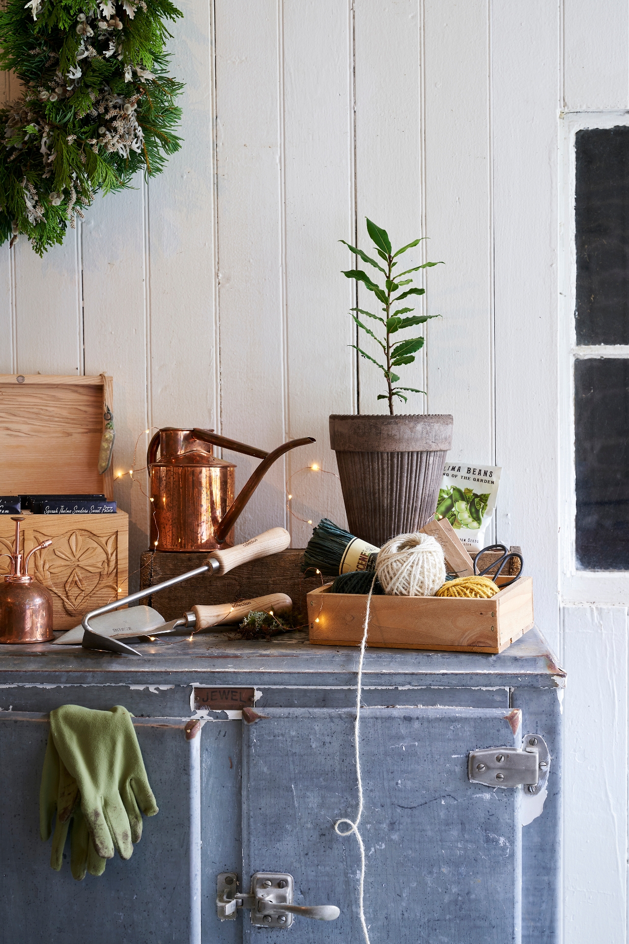 Haws 1 Liter Copper Watering Can + Mister Gift Set